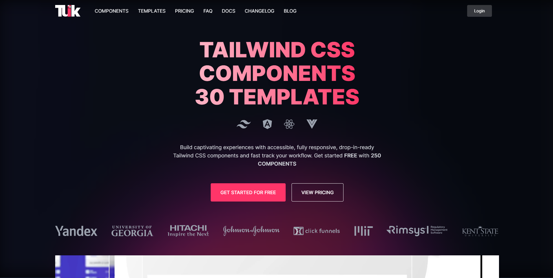 TUK (Tailwindcss UI KIT)